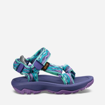 Dětské Slip On Teva Hurricane XLT 2 Fialové / Zelene - CZ152846